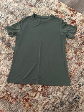 NOBULL Crew Neck Tee in Olive Green